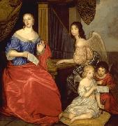 Sir Peter Lely, Louise de La Valliere and her children